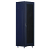 XtendLan 42U/800x1000 stojanový, čierny, perforované dvere a chrbát (PER-42U-80-BLACK-S)