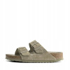 Šľapky BIRKENSTOCK Arizona Suede zelené veľ. 44