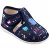 Papuče RAK abeceda modrá Veľkosť: 28
