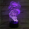 3Dmix 3DL-BTB030 – 3D LED nočná lampa - Lebka s hadom (Bluetooth reproduktor - farba biela)