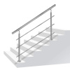 VA-Cerulean zábradlie z nehrdzavejúcej ocele zábradlie na schodisko s 3 priečnymi výstuhami pre schody zábradlie balkón, 100 cm