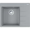 Franke Centro Fragranitový drez CNG 611-62 TL/2, 62x50 cm, sivý kameň 114.0637.502