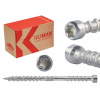 Klimas Wkret-Met TX 8x255mm - 50 ks - Skrutky pre nadkrokvovú izoláciu s dvojitým závitom, WKPC