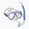 Sada na šnorchlovanie Mares Ridley blue/white/clear