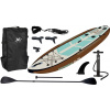 XQMAX Paddleboard Paddleboard 330 cm s kompletným príslušenstvom hnedý KO-8DP001530