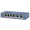 Switch Hikvision DS-3E0106P-E/M 6 portov šedá (DS-3E0106P-E/M)