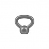 Gorilla Sports Kettlebell činka, liatina, sivá 2 kg