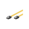 PremiumCord 0,5m SATA 3.0 dátový kábel 1.5GBs / 3GBs / 6GBs, kov.západka kfsa-20-05
