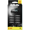 Gillette Mach3 Charcoal náhradné hlavice 8 ks, Akcia