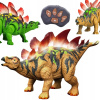 DINOSAURUS DIAĽKOVO OVLÁDANÝ RC ROBOT INTERAKTÍVNY STEGOSAURUS LED DIAĽKOVÉ OVLÁDANIE WOOPIE