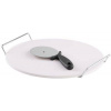 MagicHome kameň na pečenie, pizza, s krájačom, podnos s rúčkami, 33 cm