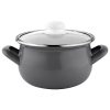 Hrniec, kastrol - Smaltovaný hrniec smaltovaný Capri Gray 22 cm 5.3l (Hrniec, kastrol - Smaltovaný hrniec smaltovaný Capri Gray 22 cm 5.3l)