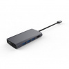 LMP USB-C mini Dock 8-port - Space Gray Aluminium 15954