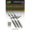 Fox Fox EDGES™ Naturals Submerge Heli Rig Leaders, Variant Naturals Submerged Heli rigs 40lb x 3