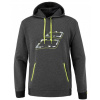Pánske mikiny Babolat Aero Hood Sweat - black heather - Čierny (S)