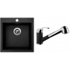 Set Sinks (dřez Viva 455 Granblack 30 + baterie Legenda S Granblack 30) VIV30LESGR30