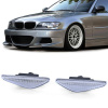 LED bočné smerovky priesvitné (pár) pre BMW 3 Series E46 Coupe Convertible 03-07