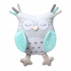 BabyOno plyšová hračka s hrkálkou Owl Sofia modrá