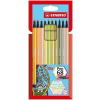 Fixy STABILO Pen 68, nové farby, púzdro 10 farieb (4006381578882)