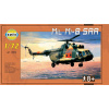 Směr plastikový Model vrtulník Mill Mi 8 WAR 1:72