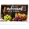 NOTIQUE Stolový kalendár Putovanie za vínom CZ 2026, 23,1 x 14,5 cm