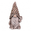 Trpaslík s hubou - soška z magnézia, farba šedá