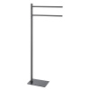 Gedy TRILLY Stojan s držiakom uterákov, hranatý, gun metal SPH TR3181