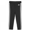 adidas Girls 3 Stripes Leggings Black/White 0-3 Months