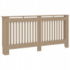 Kryt na radiátor MDF doska 172 x 81 cm, hnedý