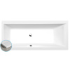 Polysan CLEO SLIM obdĺžniková vaňa 170x75x48cm, biela SPH 94611S
