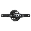 SRAM Kliky Powermeter X0 Eagle Spindle Q174 CL55 DUB MTB Wide 165mm Black 2-guards 32z T-T