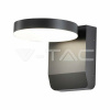 Nástenné LED svietidlo 17W čierne okrúhle 4000K IP65 VT-11020 (V-TAC)