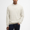 Barbour Flaxby Linen Blend Crew Neck — Neutral - XL