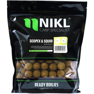 Nikl Boilie Ready Scopex & Squid - 1 kg 24 mm