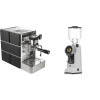 Stone Espresso Mine Black + Eureka Helios 75, grey