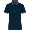 James & Nicholson Polokošile JN 1303, kontrastní, krátký rukáv, dámská COT021303s5102-navy/anthra M Navy/melír antracitová