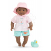 Bábika na kúpanie Baby Bath Alyzée Mon Premiere Poupon Corolle s hnedými klipkajúcimi očami a kačičkou 30 cm od 18 mes