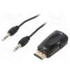 Adaptér HDMI 1.4 černá Vlastnosti Full HD sáček