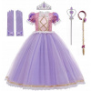 Dievčenské šaty - Rapunzel outfit Tangled Dress Ball 110 (Rapunzel outfit Tangled Dress Ball 110)