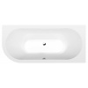 Polysan VIVA R asymetrická vana 175x80x47cm, bílá mat