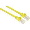 Intellinet 741019 RJ45 sieťové káble, prepojovacie káble CAT 6A S/FTP 7.50 m žltá fóliové tienenie, tienenie pletivom, tienený, bez halogénov 1 ks; 741019