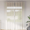 vidaXL voálové závesy s priechodkami 2 ks krémové 140x260 cm - Krémová - 252217-267845