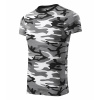 Pánske pracovné tričko MALFINI Camouflage tričko unisex Farba: camouflage gray, Veľkosť: 3XL