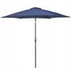 Záhradný slnečník - Záhradný dáždnik ⌀ 270 cm Navy Blue Varese (Záhradný dáždnik ⌀ 270 cm Navy Blue Varese)