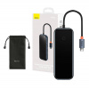 Rozbočovač 4v1 Baseus AcmeJoy Series USB-C na 3xUSB 3.0 + USB-C PD (tmavosivý) WKJZ010013
