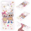 Gumený kryt Cartoon Pattern Gold Foil Style Huawei Y6 Prime(2018)- Loving Owl