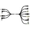 LAPP AB-C4-M12MA-2,0PUR-M12FS pripojovací kábel pre senzory - aktory, 22260307, 1 ks; 22260307