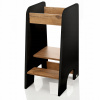 Pomocník do kuchyne pre deti - Kitchen Helper kuchynský pomocník čierny dub KH-210 (Kuchynská pomocná kuchyňa Assistant Black Oak KH-210)