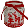 Bartek Candles Lampión Scandinavian Christmas Red