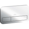 Villeroy & Boch ViConnect splachovacie tlačidlo do toalety lesklý chróm 92249061